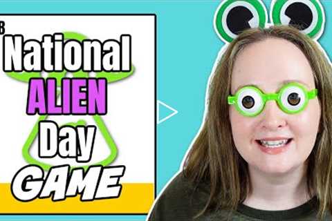 HAPPY ALIEN DAY | Game Activity for Kids