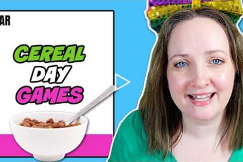 Happy Cereal Day | Fun Games to play with Fruit Loops and Lucky Charms