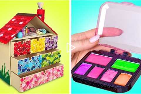 DIY Makeup Kit and DIY House To Fit All Your Makeup!