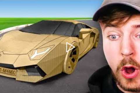 Lamborghini Made From Cardboard!