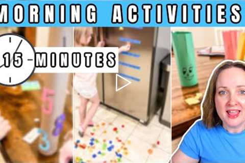 15 Minute Morning Activities Preschool