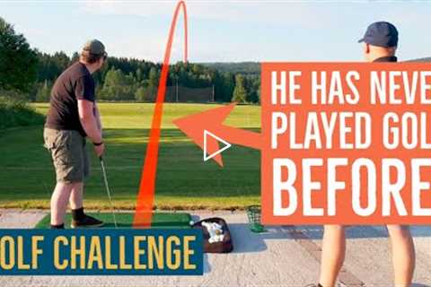 Playing golf for the first time - 10 minute lesson challenge