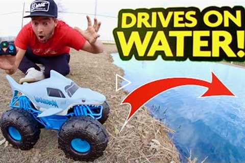 RC SHARK CAR ADVENTURE (From Land To Lake!)