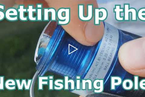 How to String, Rig, and Set Up a New Fishing Rod with Line, Bobber, Weights, and Hook