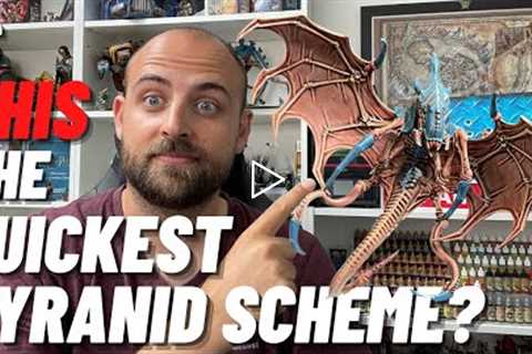 How to paint Parasite of Mortrex, a super fast and easy Tyranid tutorial!