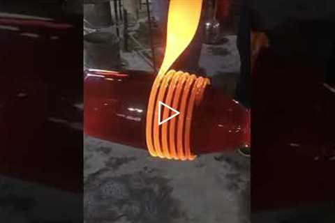 Glass Blowing Satisfying Video #glassblowing #satisfyingvideos