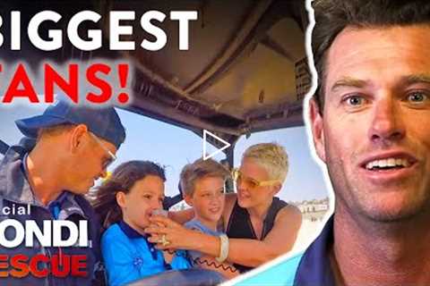 Bondi Rescue's Biggest Fans Visit The Beach!