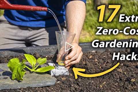 17 MORE Brilliant FREE Vegetable Gardening Hacks | Productive and Easy Garden Hacks