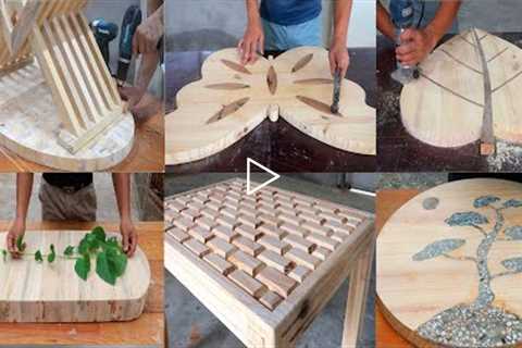 8 Amazing Woodworking Projects Most Worth Watching // Coffee Table With Design Unique Incredible