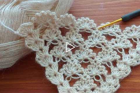 NEW DESIGN 💯👌Crochet knitting pattern that you Will see for the first time 💯👌Crochet stitch..