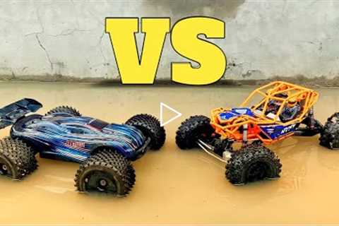 JLB Cheetah RC Car vs Axial Ryft Crawler | Remote Control Car | RC Cars