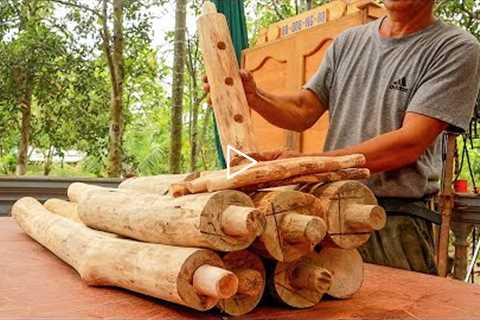 Practical Solid Woodworking Ideas || Build a Chair With Perfect Design Ever - Woodworking Art!!