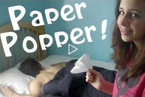 How to make a Paper Popper - Easy and Loud!