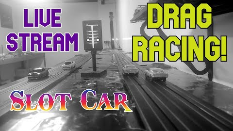 Slot Car Drag Racing Live Stream Tyco Auto World Viper Jag Hobbies