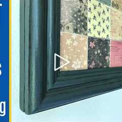 The SUPER EASY Way to Make a Wood Picture Frame - Using Trim Molding!
