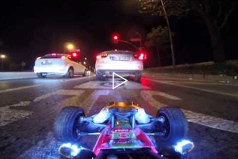 Driving my RC car at night in ISTANBUL traffic