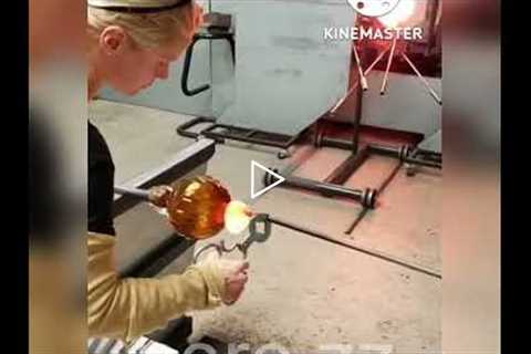 THE MOST SATISFYING GLASS BLOWING YOU'VE EVER SEEN (part1)