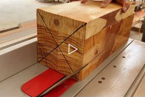 AMAZING Woodworking Skills // Detailed Instructions For Newbies