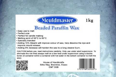 Mouldmaster 1 Kg Candle Wax, Transparent