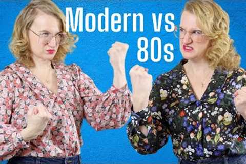 WHO WILL WIN? Vintage Pattern vs Patina Blouse (Friday Pattern Co) ft Liberty Fabrics