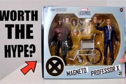 HYPE! Marvel Legends X-Men Magneto Professor X 2 Pack Action Figures Toy Review