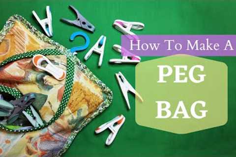 How to Make A Peg Bag