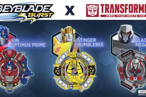 BEYBLADE and Transformers Combine for Limited Edition Digital Tops