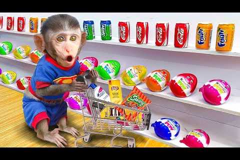 1000+ perfect miniature cake decorating ideas |  Baby Monkey''''s Chocolate & Rainbow Ice Cream