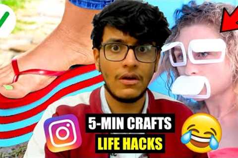 I Found The Weirdest 5-Minute Crafts Life Hacks and Actually Tried Them