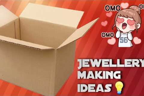 Make choker necklace from waste cardboard |DIY jewellery ideas from scratch