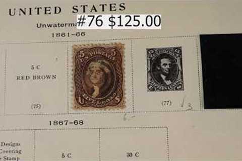 High Value $4500 US Stamp Album From Apfelbaum Inc.