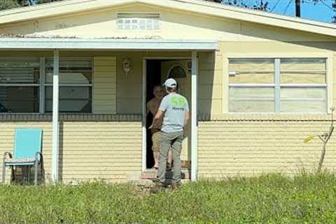 Homeowner SHOCKED when I FOUND his front walkway HIDING under the lawn