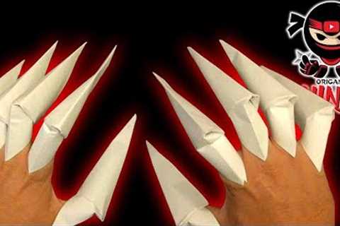 How to make: Paper Claws (EASY) Origami (hobby)