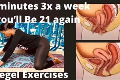Kegel exercises for prolapse uterus 5 minutes at least 3 times a week SEE WHAT HAPPENS!!!