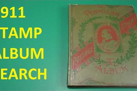 1911 Stamp Album Search #philately #stampcollecting