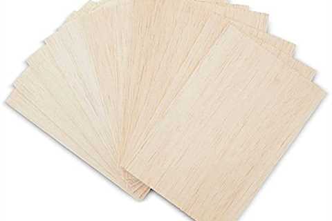 Unfinished Wood Rectangles for Crafts (4 x 6 in, 12 Pack)