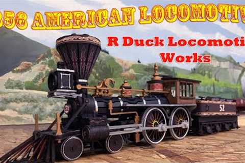 Karyn''s Wood 1856 American Locomotive - Laser cut wood locomotive from R Duck Locomotive Works