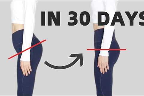 8 Min Exercises to Fix Anterior Pelvic Tilt FAST | Relieve Lower Back Pain & Look Taller!