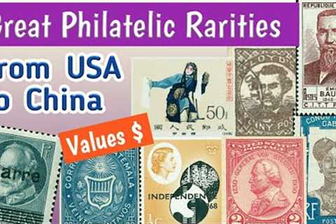 Most Expensive Stamps Catalogue & Auction Prices | Great Philatelic Rarities From USA to China