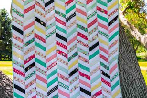 Easy Herringbone Quilt Pattern