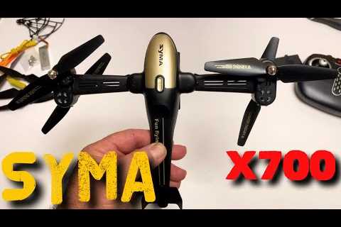 SYMA X700 Helicopter Quadcopter Drone Setup Flight and Review