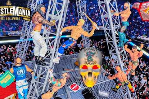 Deadly Games Action Figure Match! Reigns vs Rhodes vs Rollins vs Punk vs Ricochet vs Theory!