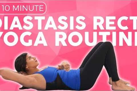 10 minute Postnatal Yoga for Diastasis Recti: Exercises to Close the Gap | Sarah Beth Yoga