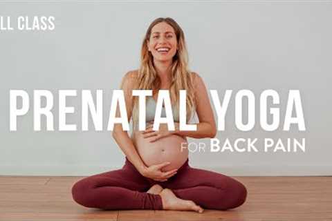 30-Minute Prenatal Yoga Class for Low Back Pain 👶 (All Levels)