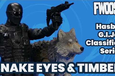 G. I. Joe Snake Eyes and Timber Alpha Commandos Hasbro Classified Series Action Figure Overview