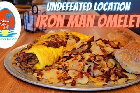 Undefeated Broken Yolk Cafe Iron Man Omelet at the Henderson Nevada Location