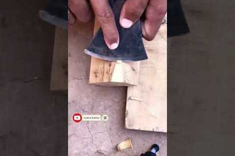 Wood working axe #shorts #youtubeshorts #shortvideo