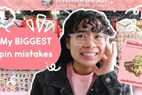 My BIGGEST Mistakes as an Enamel Pin Business for Beginners in 2023 (What I Wish I Knew!)