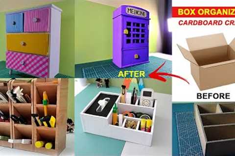 4 Amazing DIY Cardboard Box Organizers You Must Try!