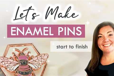 How to Make Enamel Pins LET''S MAKE PIN BADGES (GS-JJ)